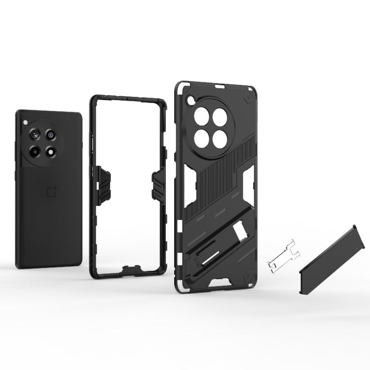 Punk Armor 2 in 1 PC + TPU Phone Case with Holder, For OnePlus Ace 3 5G, For OnePlus 12 5G, For OnePlus Ace 2 Pro, For OnePlus Nord CE3 5G Global, For OnePlus Ace 2V