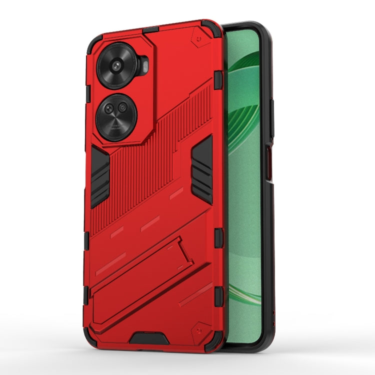 Punk Armor 2 in 1 PC + TPU Phone Case with Holder, For Huawei Mate 70 Pro / 70 Pro+, For Huawei Pura 70 Pro / 70 Pro+, For Huawei Pura 70 Ultra, For Huawei Pura 70, For Huawei nova 11 SE, For Huawei nova 12 Pro