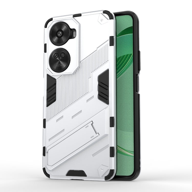 Punk Armor 2 in 1 PC + TPU Phone Case with Holder, For Huawei Mate 70 Pro / 70 Pro+, For Huawei Pura 70 Pro / 70 Pro+, For Huawei Pura 70 Ultra, For Huawei Pura 70, For Huawei nova 11 SE, For Huawei nova 12 Pro