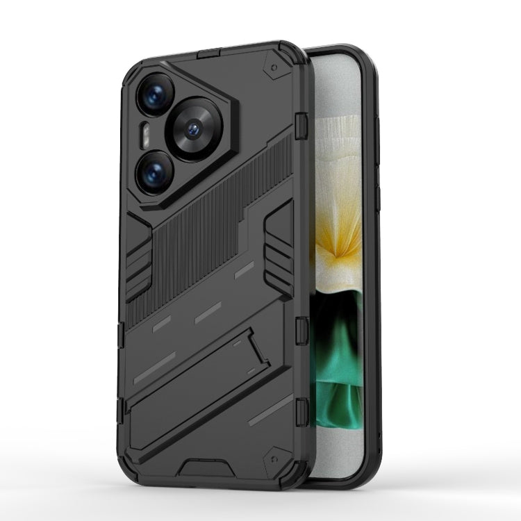 Punk Armor 2 in 1 PC + TPU Phone Case with Holder, For Huawei Mate 70 Pro / 70 Pro+, For Huawei Pura 70 Pro / 70 Pro+, For Huawei Pura 70 Ultra, For Huawei Pura 70, For Huawei nova 11 SE, For Huawei nova 12 Pro