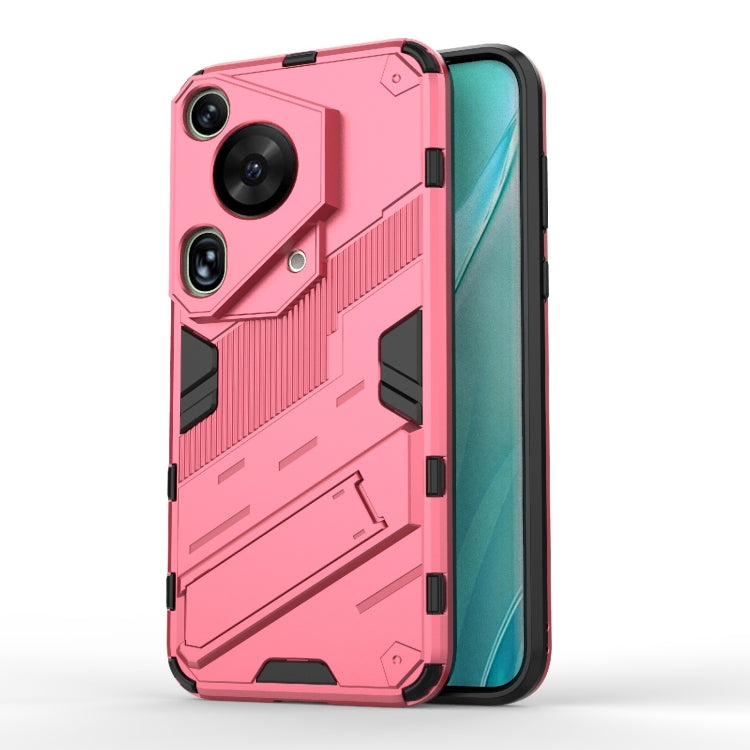 Punk Armor 2 in 1 PC + TPU Phone Case with Holder, For Huawei Mate 70 Pro / 70 Pro+, For Huawei Pura 70 Pro / 70 Pro+, For Huawei Pura 70 Ultra, For Huawei Pura 70, For Huawei nova 11 SE, For Huawei nova 12 Pro