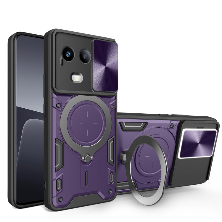 CD Texture Sliding Camshield Magnetic Holder Phone Case, For Realme GT 6T, For Realme 12 5G Global, For Realme 12 Pro / 12 Pro+ / 12+, For Realme 11 4G Global, For Realme 11 5G Global / 11x 5G, For Realme C53 4G / Narzo N53, For Realme C65 4G          ...