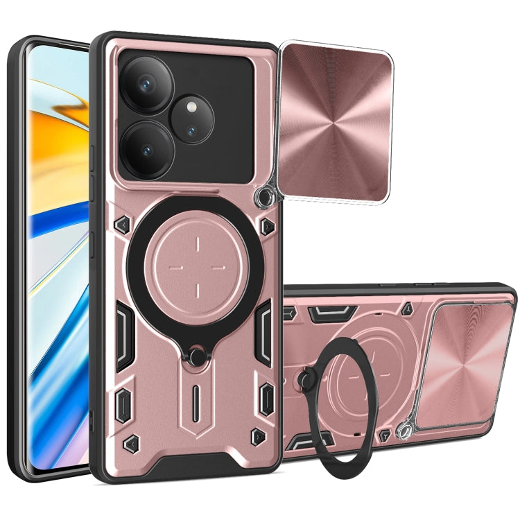 CD Texture Sliding Camshield Magnetic Holder Phone Case, For Realme C61 / C63, For Realme GT 6T, For Realme 12 5G Global, For Realme 12 Pro / 12 Pro+ / 12+, For Realme 11 4G Global, For Realme 11 5G Global / 11x 5G, For Realme C53 4G / Narzo N53       ...