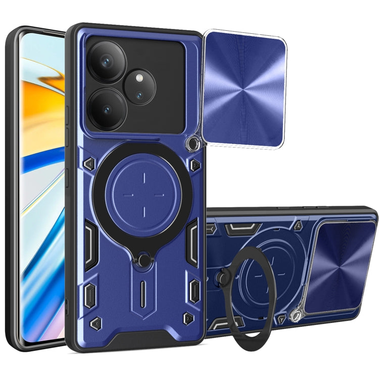 CD Texture Sliding Camshield Magnetic Holder Phone Case, For Realme GT 6T, For Realme 12 5G Global, For Realme 12 Pro / 12 Pro+ / 12+, For Realme 11 4G Global, For Realme 11 5G Global / 11x 5G, For Realme C53 4G / Narzo N53, For Realme C65 4G          ...