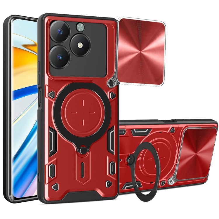 CD Texture Sliding Camshield Magnetic Holder Phone Case, For Realme C61 / C63, For Realme GT 6T, For Realme 12 5G Global, For Realme 12 Pro / 12 Pro+ / 12+, For Realme 11 4G Global, For Realme 11 5G Global / 11x 5G, For Realme C53 4G / Narzo N53       ...