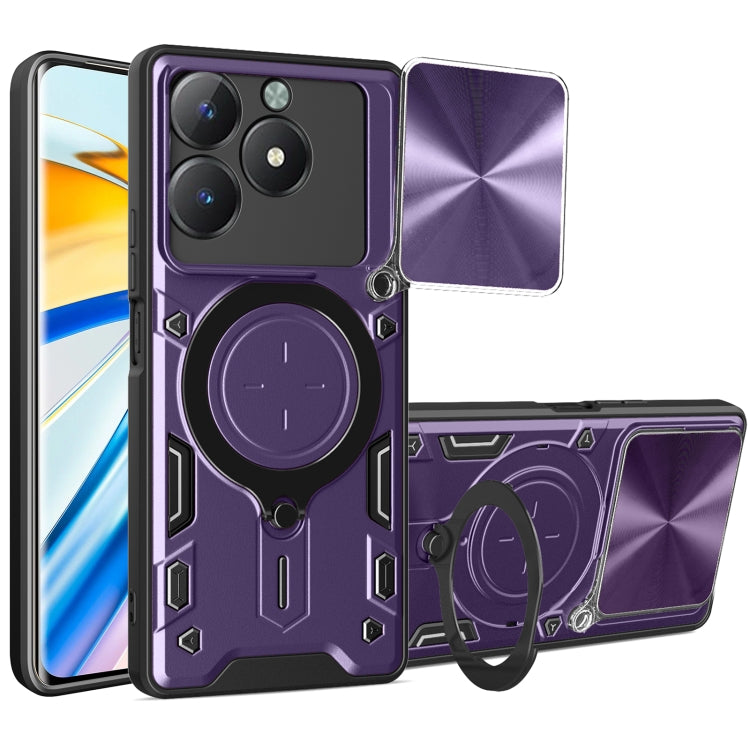 CD Texture Sliding Camshield Magnetic Holder Phone Case, For Realme C61 / C63, For Realme GT 6T, For Realme 12 5G Global, For Realme 12 Pro / 12 Pro+ / 12+, For Realme 11 4G Global, For Realme 11 5G Global / 11x 5G, For Realme C53 4G / Narzo N53       ...