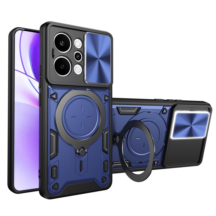 CD Texture Sliding Camshield Magnetic Holder Phone Case, For Realme P4 Power 5G, For Realme 16 Pro / 16 Pro+ 5G, For Realme P3 5G / 14 5G Global, For Realme P3 Ultra 5G India, For Realme 14 Pro+ 5G, For Realme C75 4G / 14x 5G Global                    ...