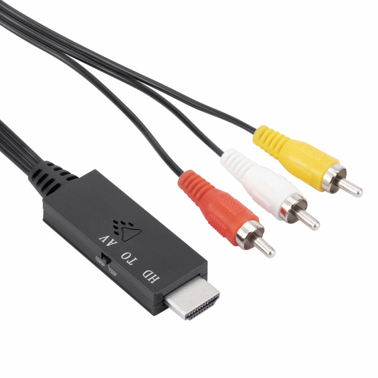 HDMI to AV 1080P HD Converter, Length: 1m
