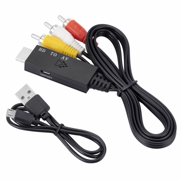 HDMI to AV 1080P HD Converter, Length: 1m