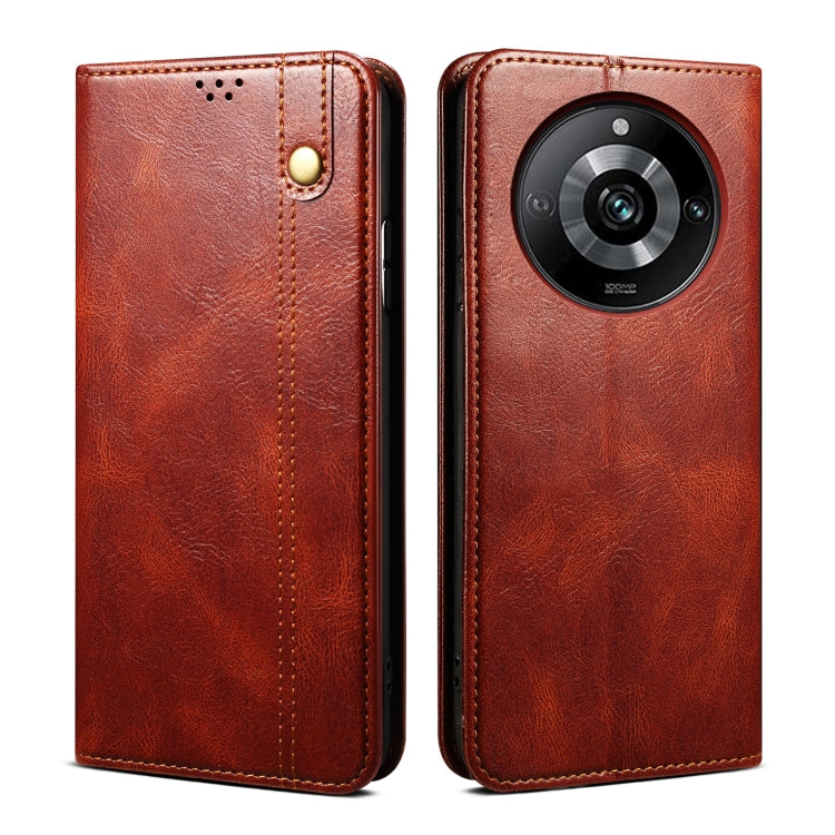Oil Wax Crazy Horse Texture Leather Phone Case, For Realme 11 Pro / 11 Pro+, For Realme C65 4G, For Realme 10 Pro+