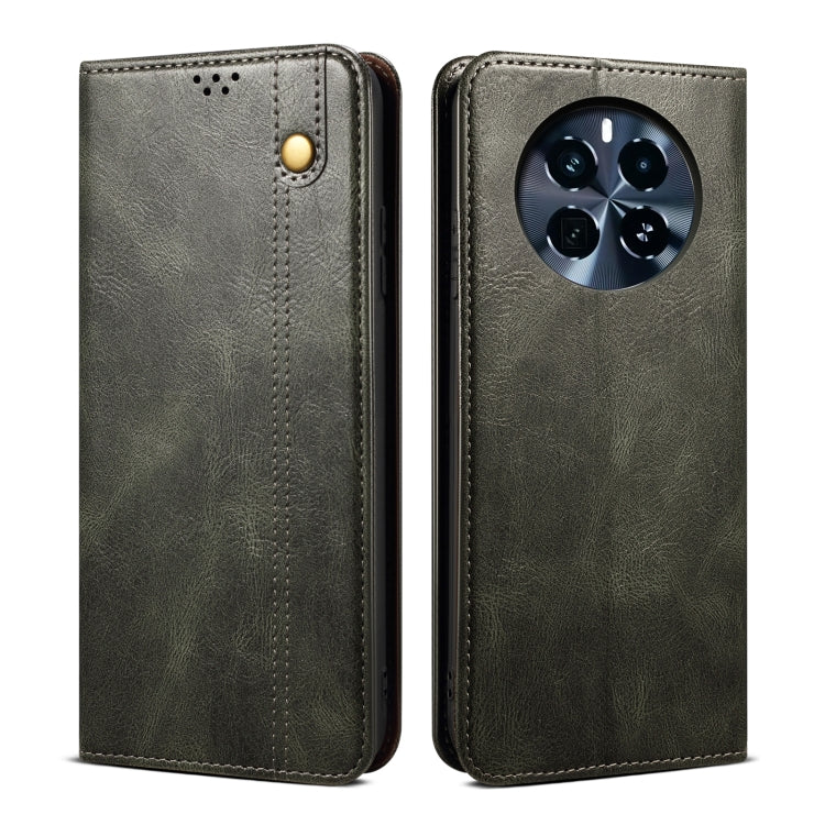 Oil Wax Crazy Horse Texture Leather Phone Case, For Realme 14 5G Global, For Realme P3 Pro, For Realme 14 Pro+ Global, For Realme 14 Pro Global, For Realme Note 60 4G / C61 4G, For Realme 13 Pro 5G Global, For Realme GT 6T 5G Global                    ...
