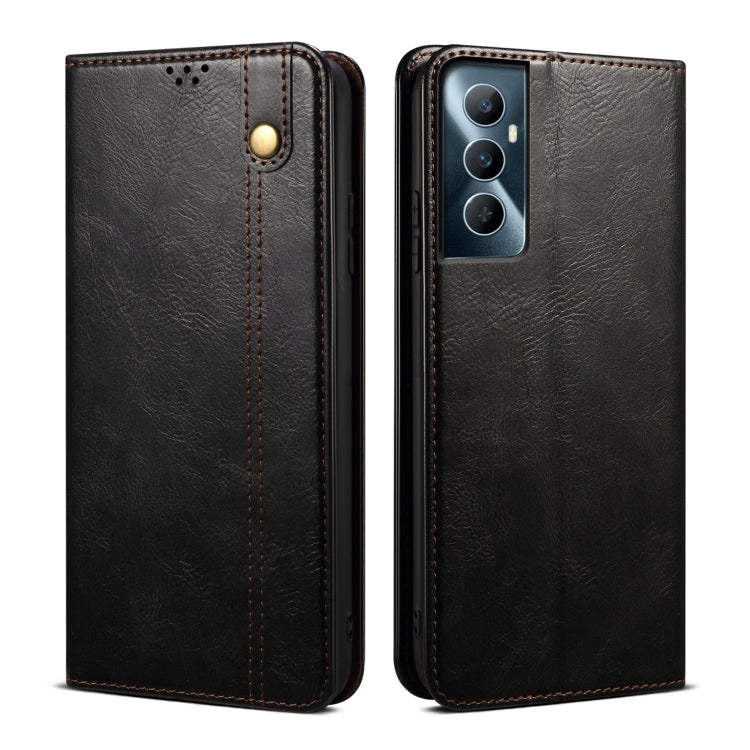 Oil Wax Crazy Horse Texture Leather Phone Case, For Realme 11 Pro / 11 Pro+, For Realme C65 4G, For Realme 10 Pro+