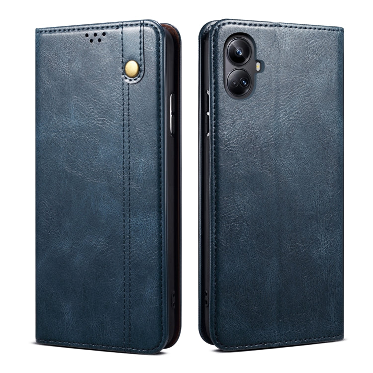Oil Wax Crazy Horse Texture Leather Phone Case, For Realme 11 Pro / 11 Pro+, For Realme C65 4G, For Realme 10 Pro+