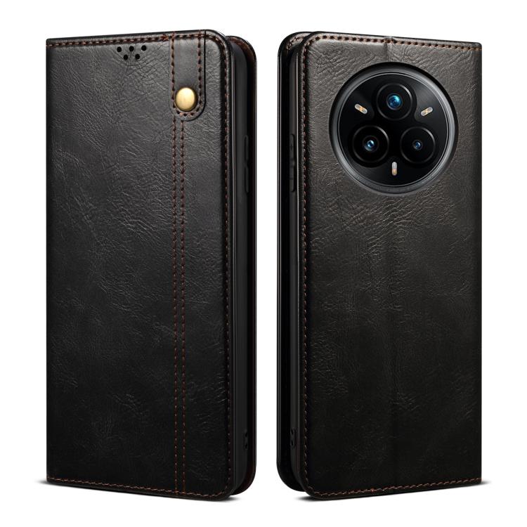 Oil Wax Crazy Horse Texture Leather Phone Case, For Realme 14 5G Global, For Realme P3 Pro, For Realme 14 Pro+ Global, For Realme 14 Pro Global, For Realme Note 60 4G / C61 4G, For Realme 13 Pro 5G Global, For Realme GT 6T 5G Global                    ...
