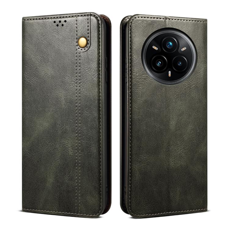 Oil Wax Crazy Horse Texture Leather Phone Case, For Realme 14 5G Global, For Realme P3 Pro, For Realme 14 Pro+ Global, For Realme 14 Pro Global, For Realme Note 60 4G / C61 4G, For Realme 13 Pro 5G Global, For Realme GT 6T 5G Global                    ...