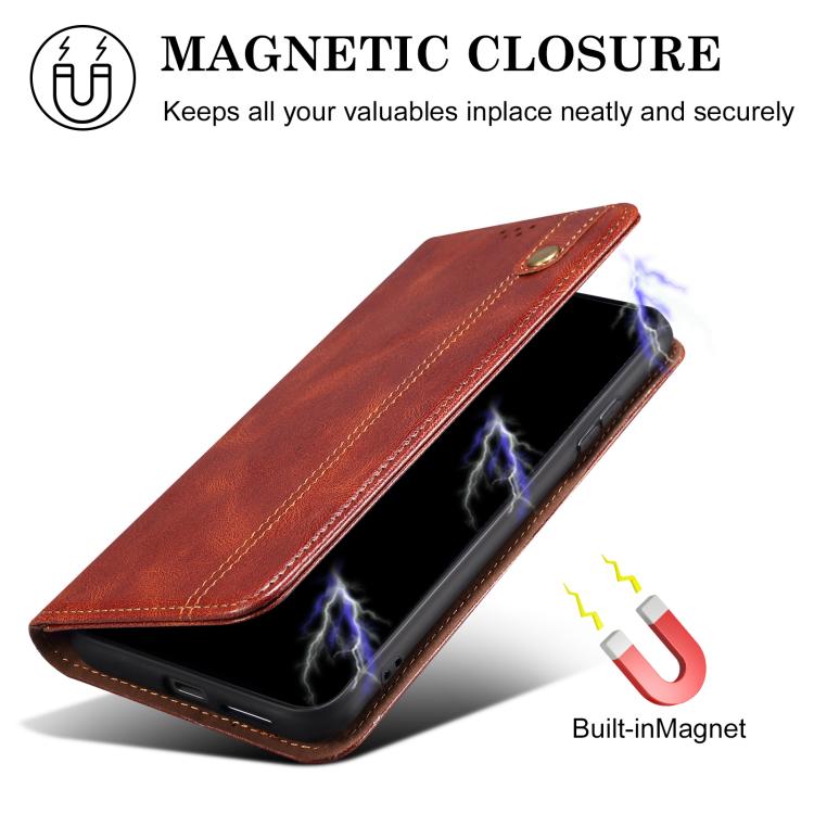 Oil Wax Crazy Horse Texture Leather Phone Case, For Realme 14 5G Global, For Realme P3 Pro, For Realme 14 Pro+ Global, For Realme 14 Pro Global, For Realme Note 60 4G / C61 4G, For Realme 13 Pro 5G Global, For Realme GT 6T 5G Global                    ...