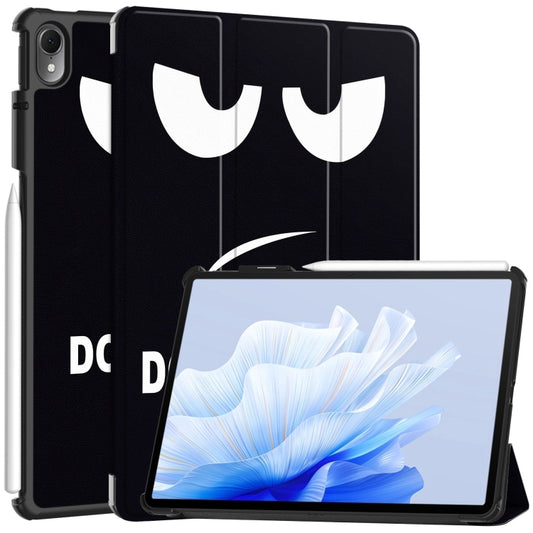 Custer Painted 3-Fold Holder Smart Leather Tablet Case, For Huawei Matepad Air