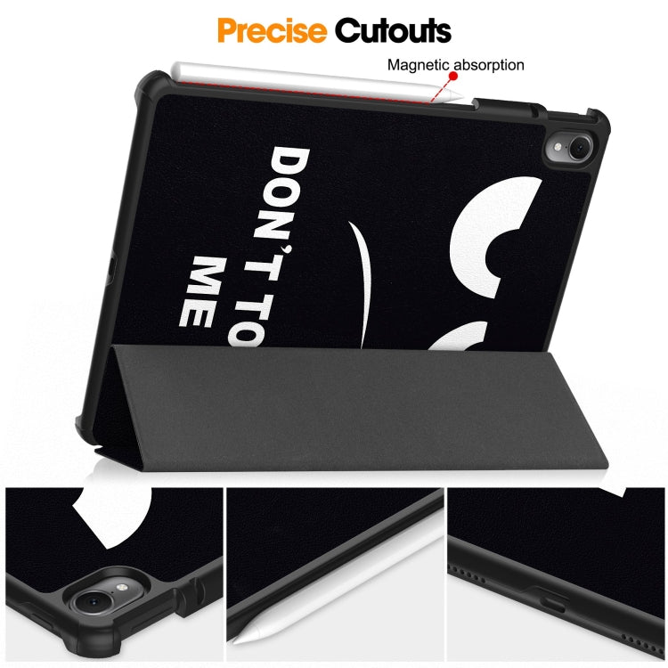 Custer Painted 3-Fold Holder Smart Leather Tablet Case, For Huawei Matepad Air