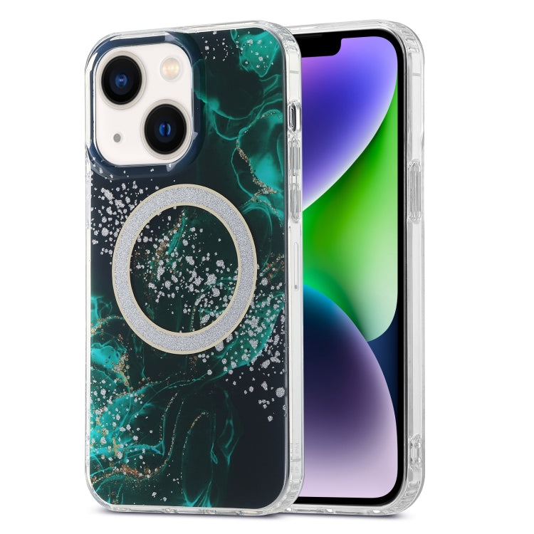 Dual-side IMD Marble Magsafe Phone Case, For iPhone 14, For iPhone 15 Pro Max, For iPhone 15 Pro, For iPhone 14 Pro, For iPhone 15 Plus, For iPhone 14 Pro Max