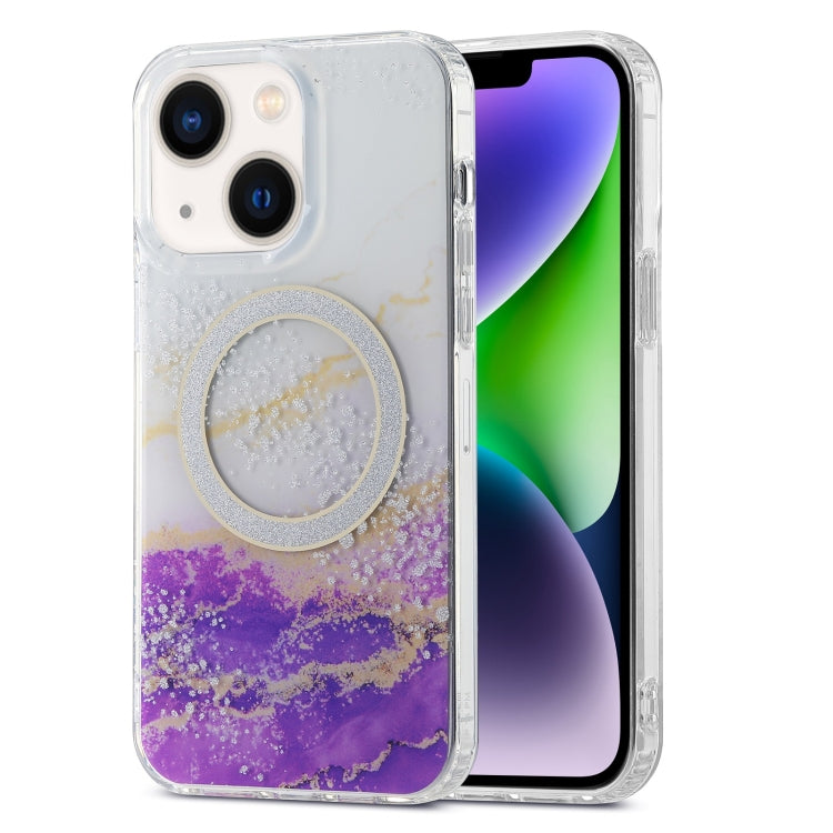 Dual-side IMD Marble Magsafe Phone Case, For iPhone 14, For iPhone 15 Pro Max, For iPhone 15 Pro, For iPhone 14 Pro, For iPhone 15 Plus, For iPhone 14 Pro Max