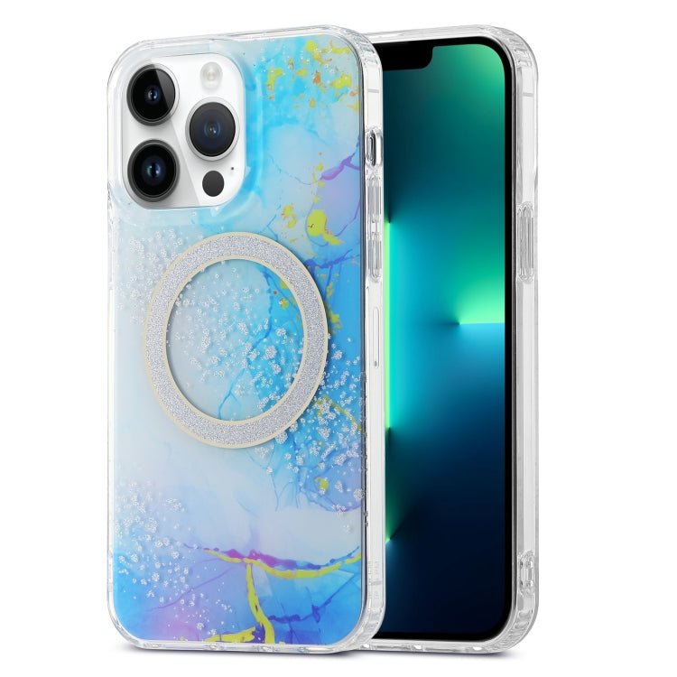 Dual-side IMD Marble Magsafe Phone Case, For iPhone 15, For iPhone 13 Pro Max, For iPhone 13 Pro, For iPhone 13, For iPhone 12, For iPhone 12 Pro Max