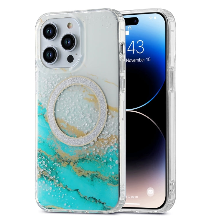 Dual-side IMD Marble Magsafe Phone Case, For iPhone 14, For iPhone 15 Pro Max, For iPhone 15 Pro, For iPhone 14 Pro, For iPhone 15 Plus, For iPhone 14 Pro Max