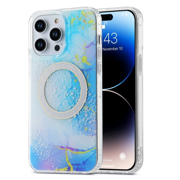Dual-side IMD Marble Magsafe Phone Case, For iPhone 14, For iPhone 15 Pro Max, For iPhone 15 Pro, For iPhone 14 Pro, For iPhone 15 Plus, For iPhone 14 Pro Max