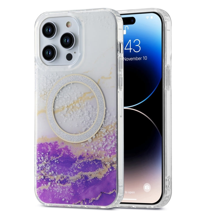 Dual-side IMD Marble Magsafe Phone Case, For iPhone 14, For iPhone 15 Pro Max, For iPhone 15 Pro, For iPhone 14 Pro, For iPhone 15 Plus, For iPhone 14 Pro Max