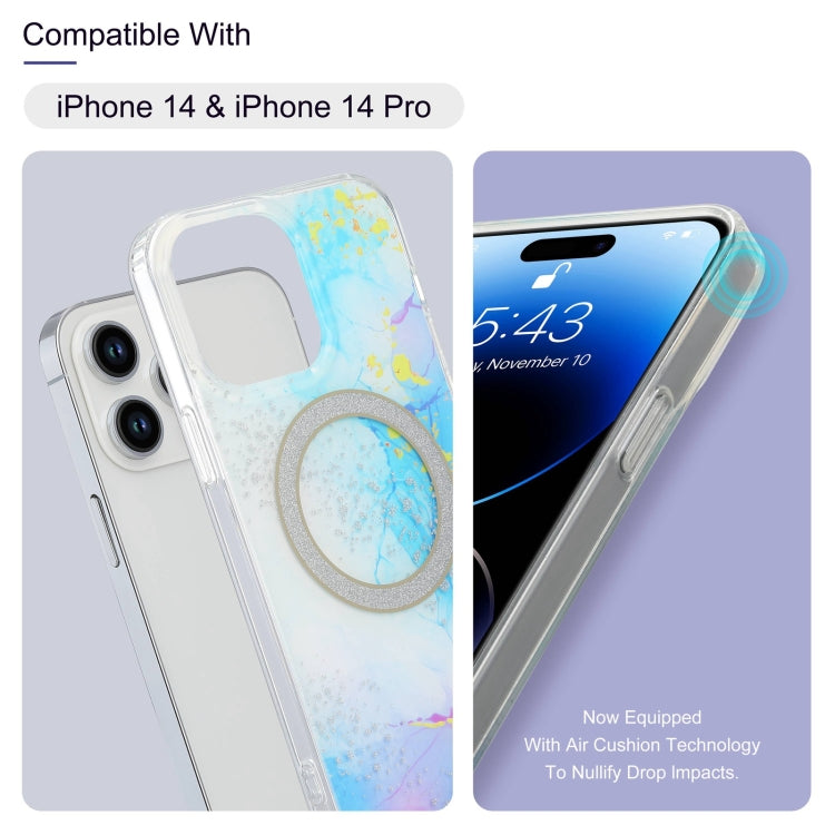 Dual-side IMD Marble Magsafe Phone Case, For iPhone 15, For iPhone 13 Pro Max, For iPhone 13 Pro, For iPhone 13, For iPhone 12, For iPhone 12 Pro Max
