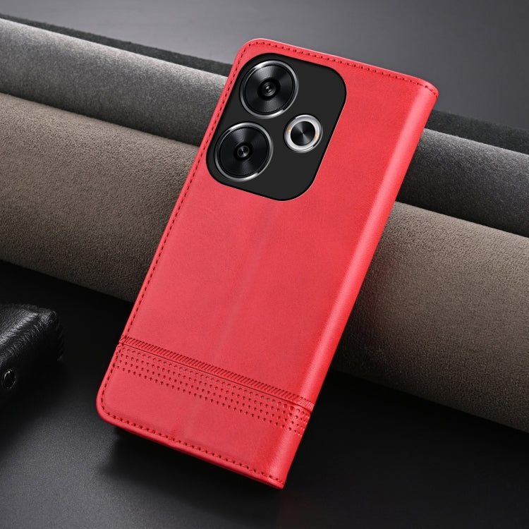 AZNS Magnetic Calf Texture Flip Leather Phone Case, For Xiaomi Redmi Turbo 3, For Xiaomi Redmi Note 13 Pro 4G, For Xiaomi Redmi Note 13 4G, For Xiaomi Redmi K70E, For Xiaomi 14 Ultra, For Xiaomi Redmi 13C / Poco C65, For Xiaomi 14 Pro, For Xiaomi 14