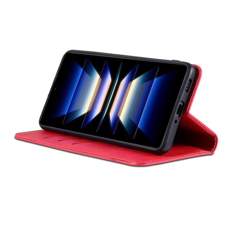 AZNS Magnetic Calf Texture Flip Leather Phone Case, For Xiaomi Redmi Turbo 3, For Xiaomi Redmi Note 13 Pro 4G, For Xiaomi Redmi Note 13 4G, For Xiaomi Redmi K70E, For Xiaomi 14 Ultra, For Xiaomi Redmi 13C / Poco C65, For Xiaomi 14 Pro, For Xiaomi 14