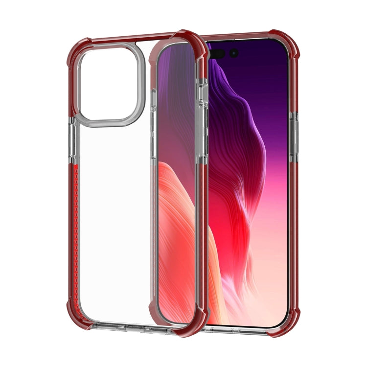 Four-corner Shockproof TPU Hybrid Acrylic Phone Case, For iPhone 15 Pro Max, For iPhone 15 Pro, For iPhone 15 Plus, For iPhone 15