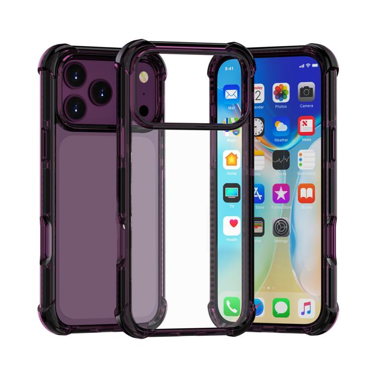 Four-corner Shockproof TPU Hybrid Acrylic Phone Case, For iPhone 16 Pro Max, For iPhone 16 Pro, For iPhone 16 Plus, For iPhone 16