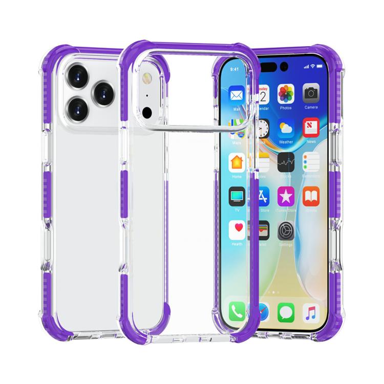 Four-corner Shockproof TPU Hybrid Acrylic Phone Case, For iPhone 18 Pro / 17 Pro, For iPhone 18 Pro Max / 17 Pro Max, For iPhone 17, For iPhone Air