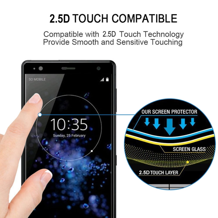 3D Curved Edge Full Screen Tempered Glass Film, For Sony Xperia XA2 Plus, For Sony Xperia XZ2, For Sony Xperia XZ2 Compact, For Sony Xperia XA2 Ultra