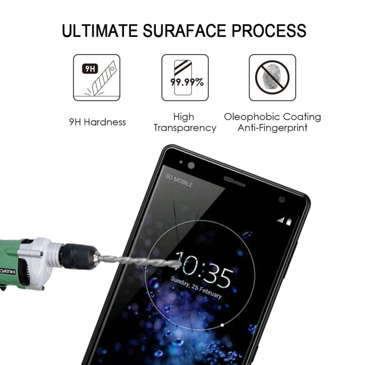 3D Curved Edge Full Screen Tempered Glass Film, For Sony Xperia XA2 Plus, For Sony Xperia XZ2, For Sony Xperia XZ2 Compact, For Sony Xperia XA2 Ultra