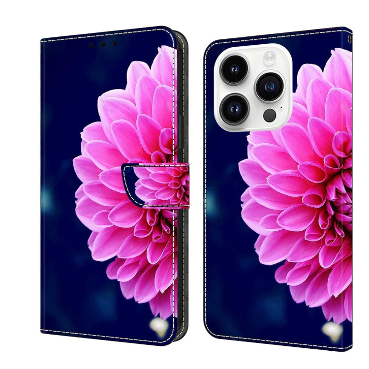 Crystal 3D Shockproof Protective Leather Phone Case, For iPhone 14 Pro, For iPhone 15 Plus