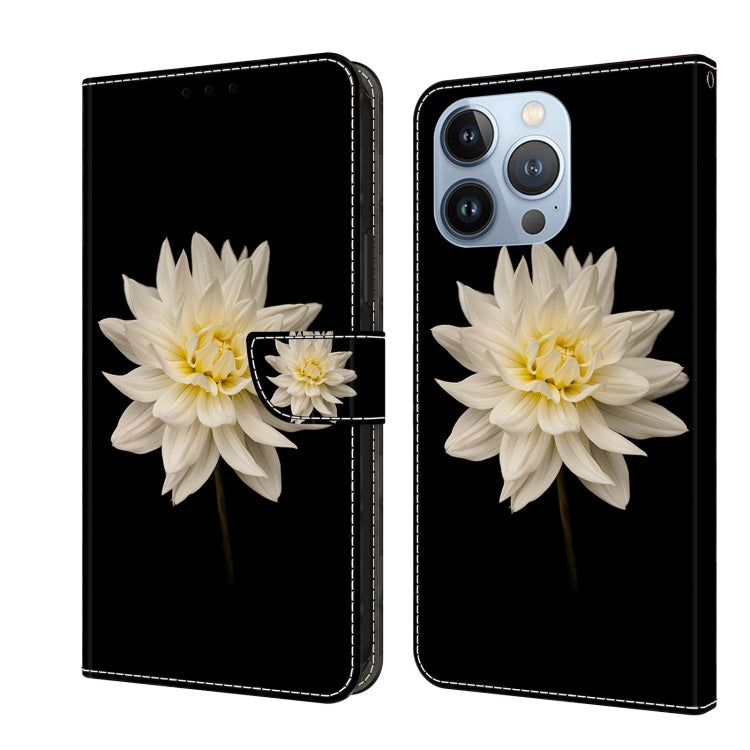 Crystal 3D Shockproof Protective Leather Phone Case, For iPhone 15, For iPhone 14 Pro Max