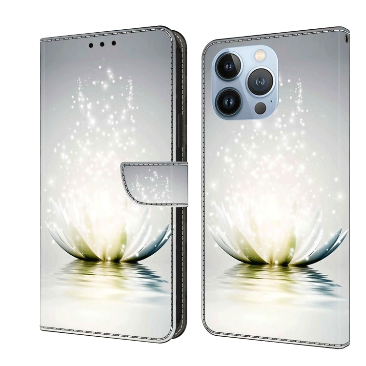 Crystal 3D Shockproof Protective Leather Phone Case, For iPhone 14 Plus, For iPhone 15 Pro Max