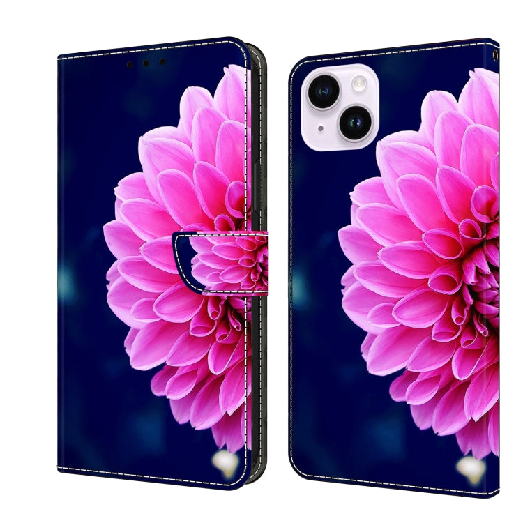 Crystal 3D Shockproof Protective Leather Phone Case, For iPhone 14 Pro, For iPhone 15 Plus