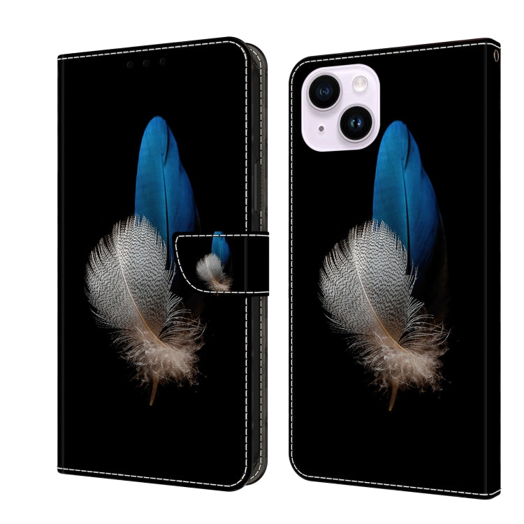 Crystal 3D Shockproof Protective Leather Phone Case, For iPhone 14 Pro, For iPhone 15 Plus