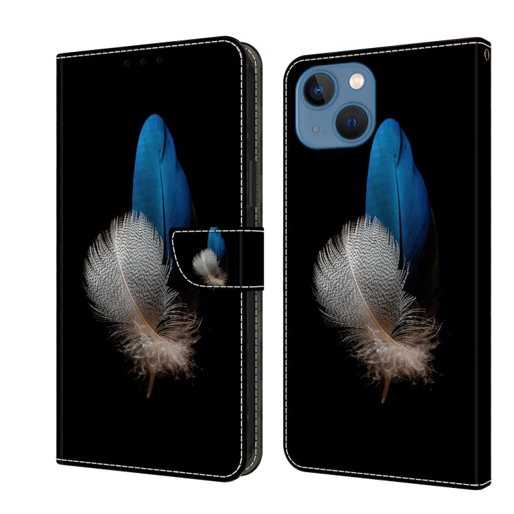 Crystal 3D Shockproof Protective Leather Phone Case, For iPhone 15, For iPhone 14 Pro Max