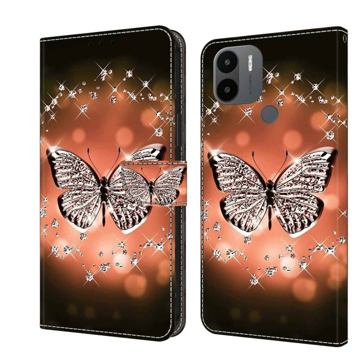 Crystal 3D Shockproof Protective Leather Phone Case, For Xiaomi Redmi A1+ / A2 / A2+, For Xiaomi 13T Pro