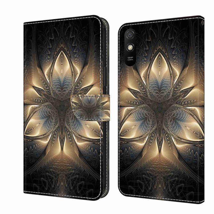 Crystal 3D Shockproof Protective Leather Phone Case, For Xiaomi Redmi 9T, For Xiaomi Redmi 9A