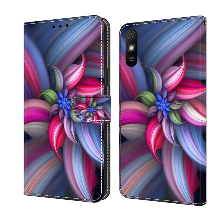 Crystal 3D Shockproof Protective Leather Phone Case, For Xiaomi Redmi 9T, For Xiaomi Redmi 9A