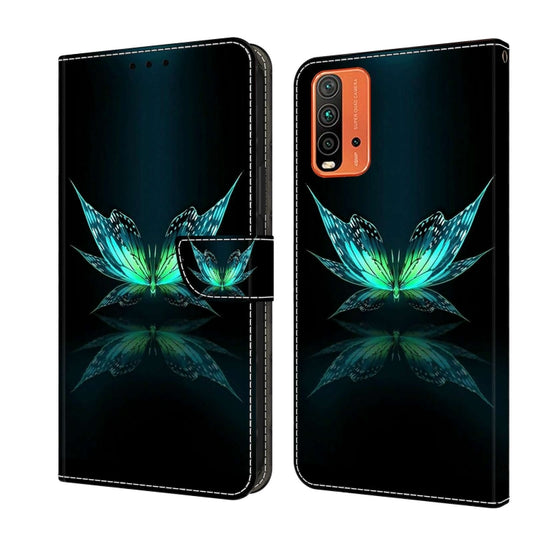 Crystal 3D Shockproof Protective Leather Phone Case, For Xiaomi Redmi 9T, For Xiaomi Redmi 9A