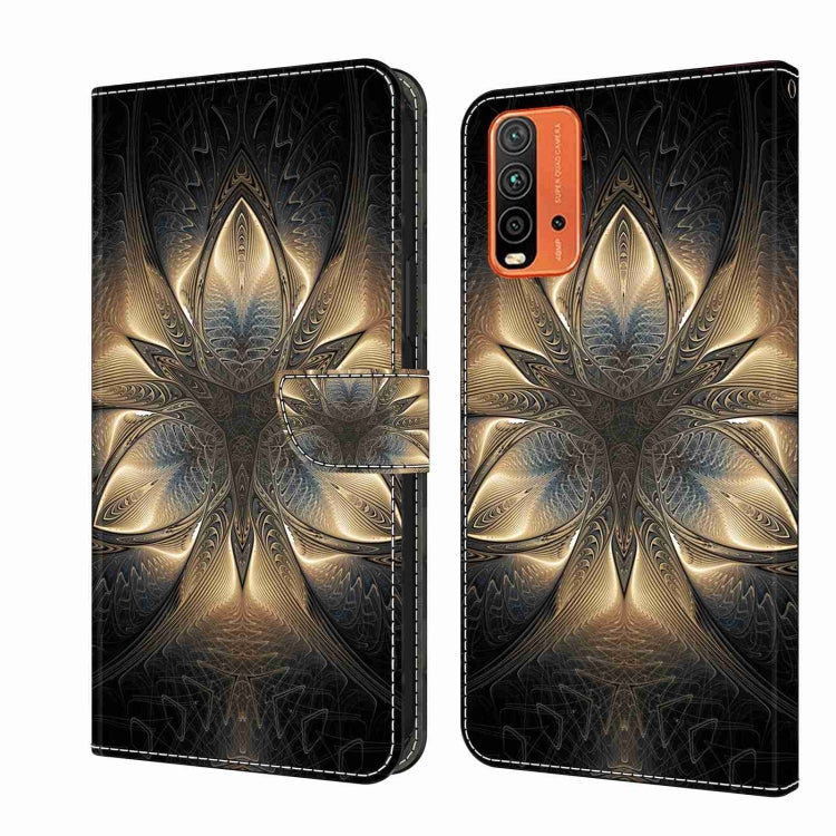Crystal 3D Shockproof Protective Leather Phone Case, For Xiaomi Redmi 9T, For Xiaomi Redmi 9A