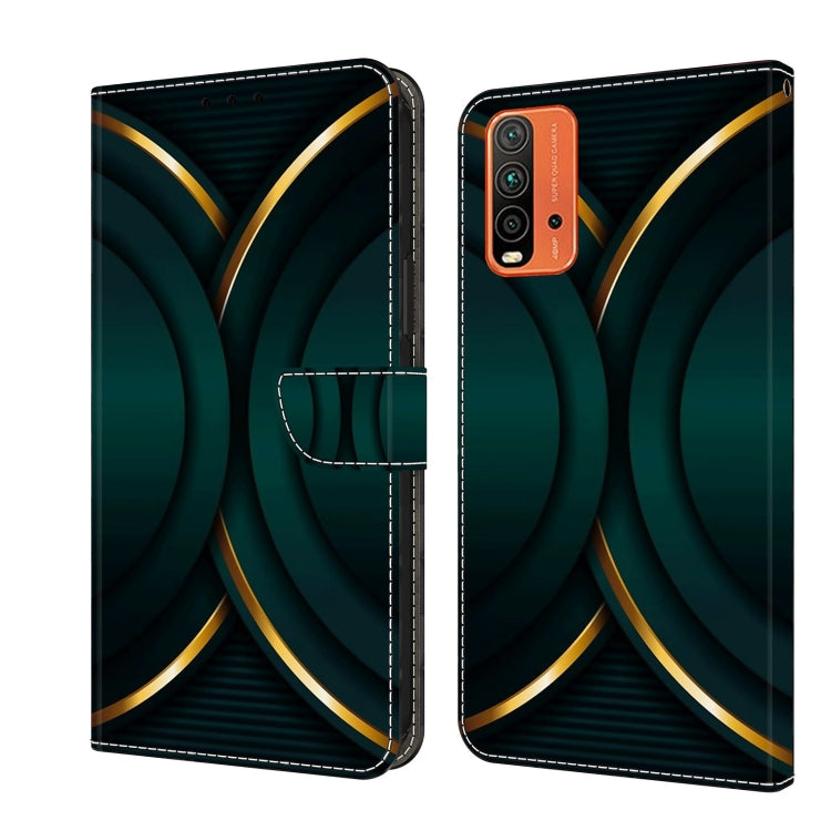 Crystal 3D Shockproof Protective Leather Phone Case, For Xiaomi Redmi 9T, For Xiaomi Redmi 9A