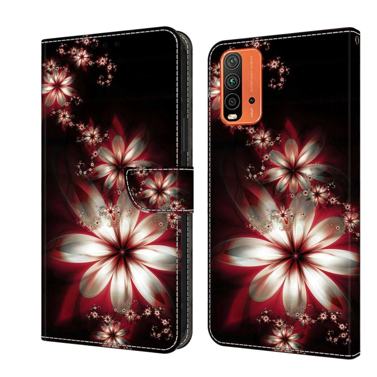 Crystal 3D Shockproof Protective Leather Phone Case, For Xiaomi Redmi 9T, For Xiaomi Redmi 9A