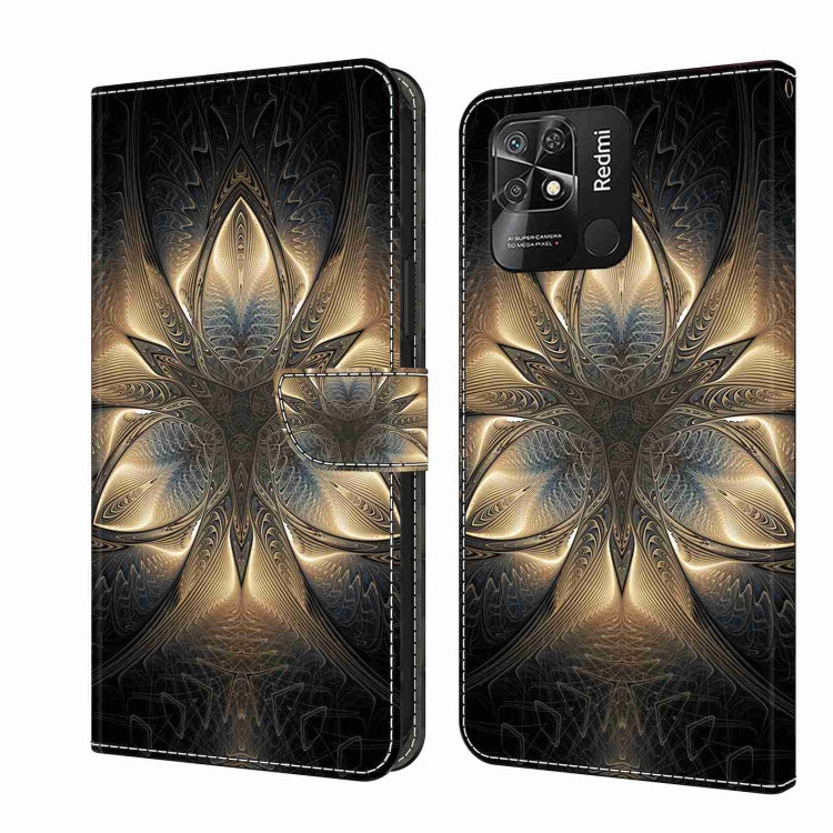 Crystal 3D Shockproof Protective Leather Phone Case, For Xiaomi Redmi Note 11 Global, For Xiaomi Redmi 10C